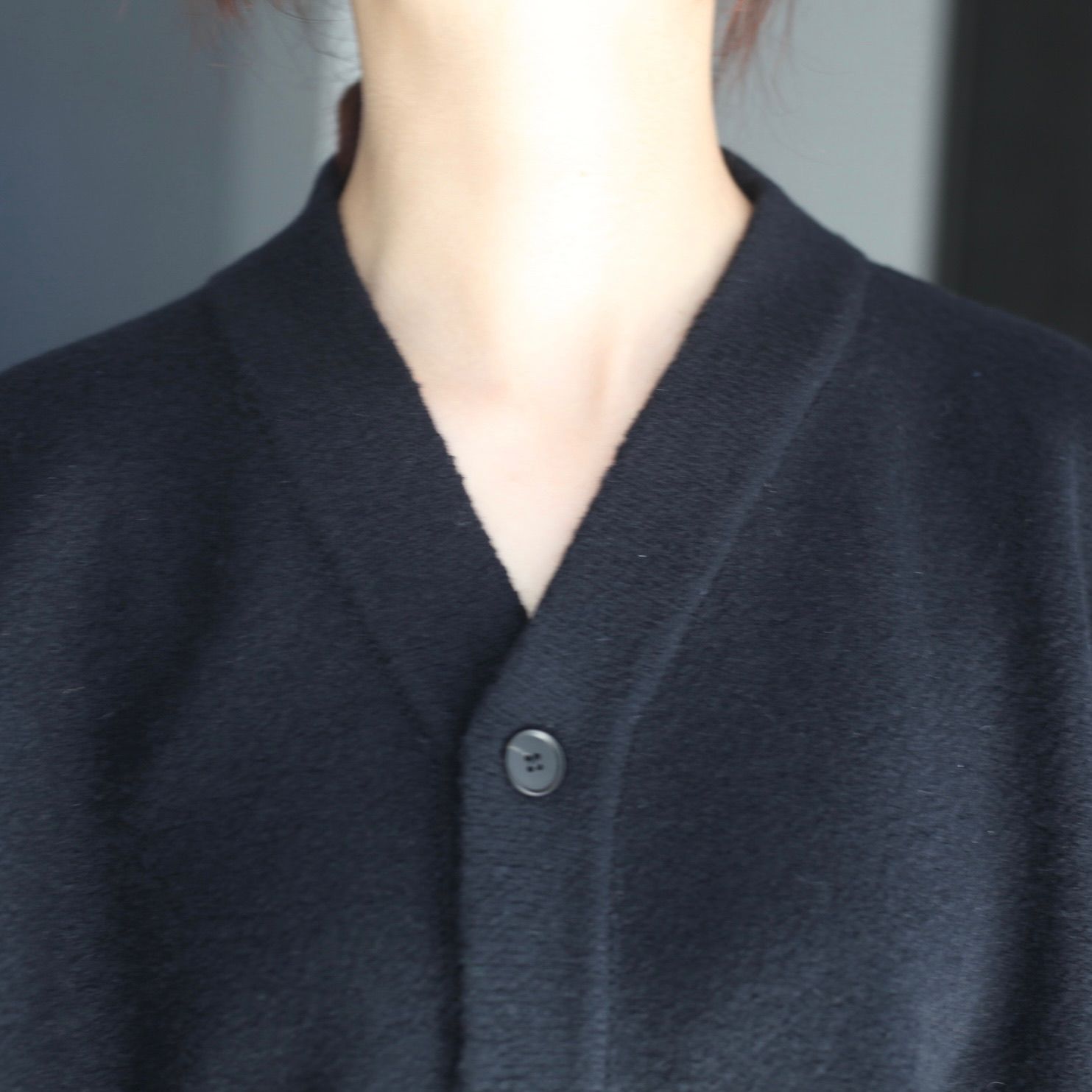 【残りわずか】Extra Fine Wool Knit Tucked Cardigan