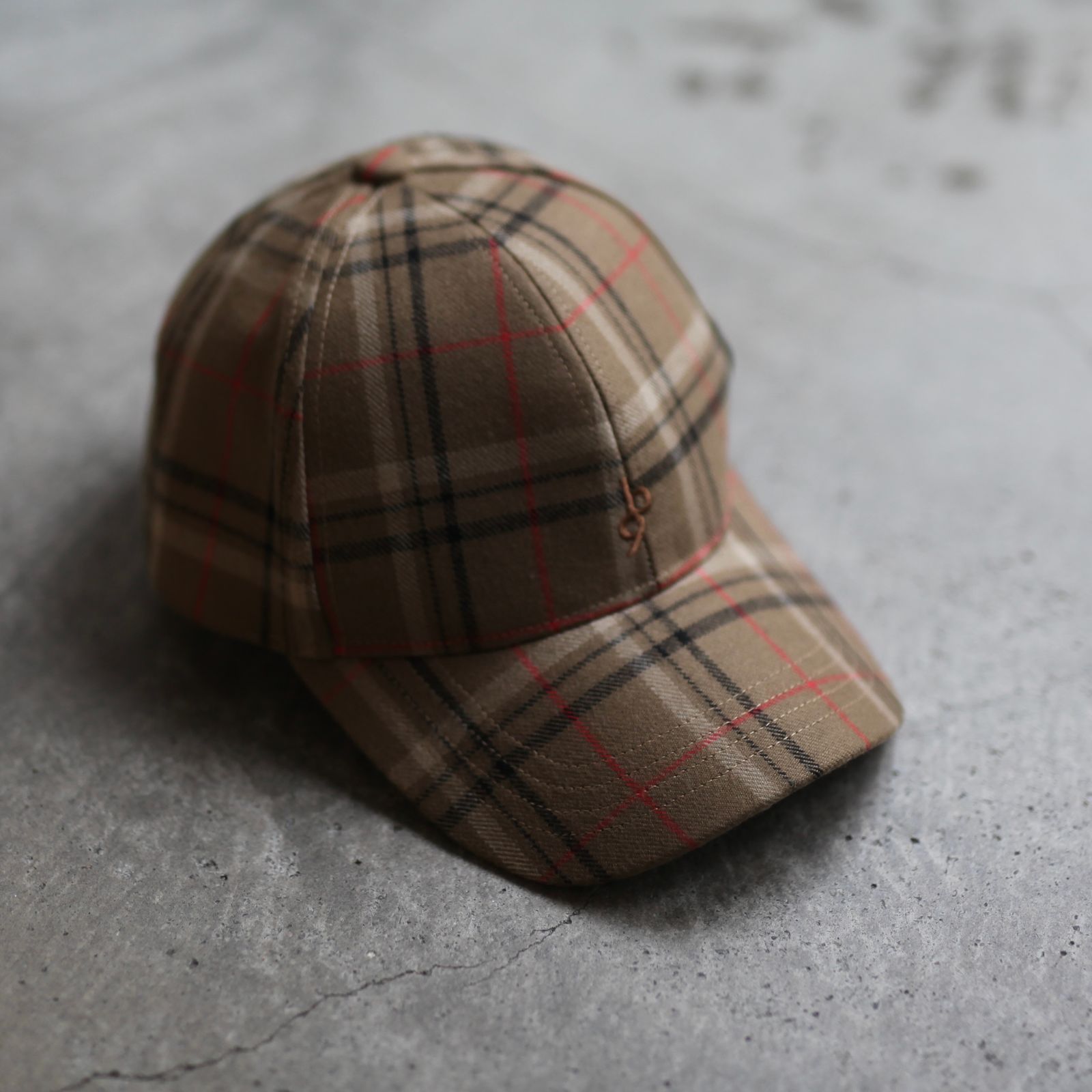 【残り一点】Saxony Check Wool Cap