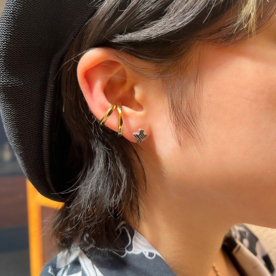 GARNI - 【お取り寄せ注文可能】Crockery Hoop Ear Cuff_S(GOLD