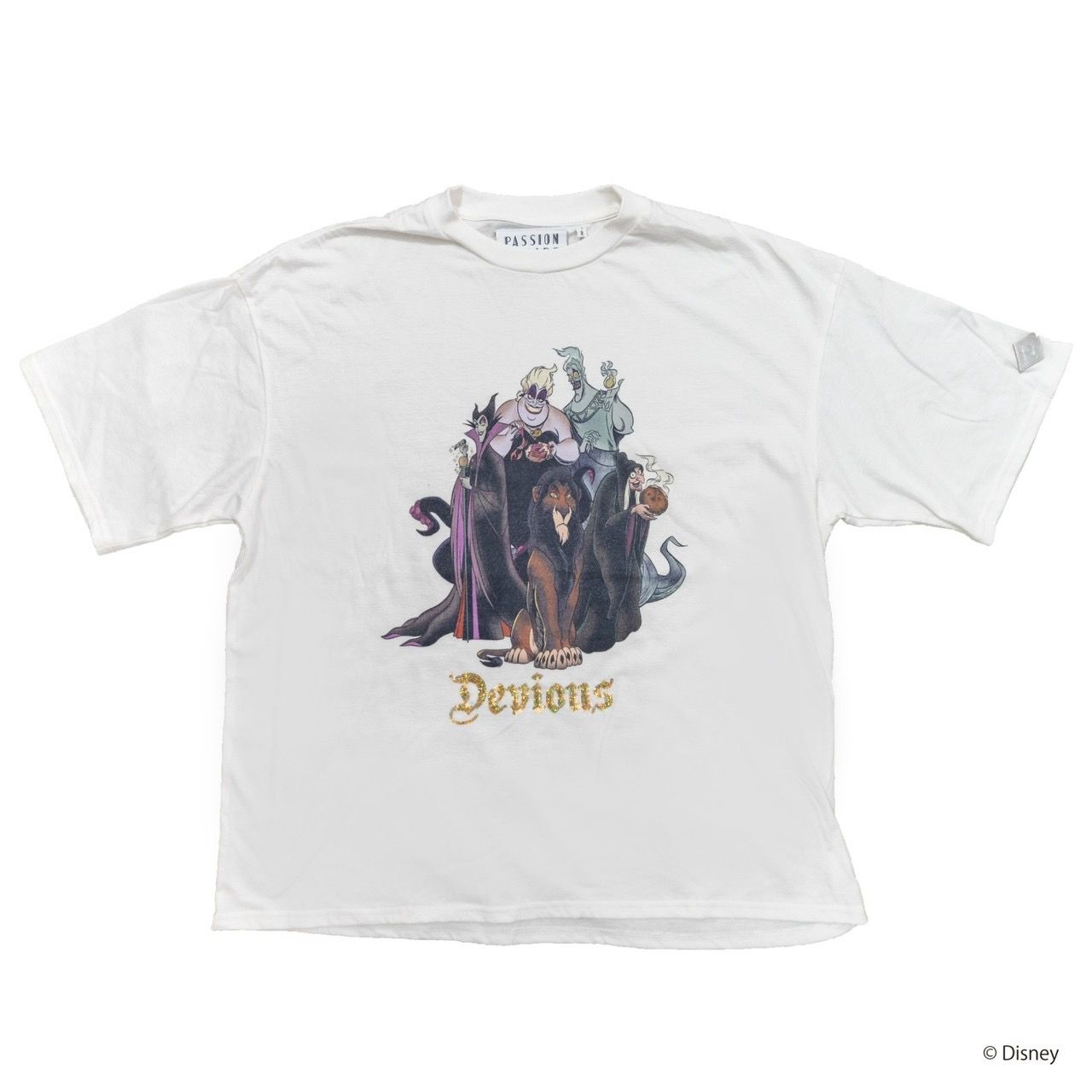 el conductorH - 【残り一点】Disney Spangle Decorated T-shirt 