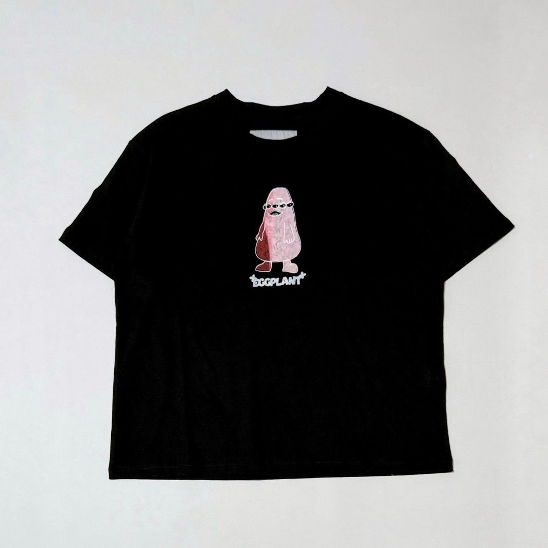 【残り一点】Egg Plant Half Sleeve T-shirt