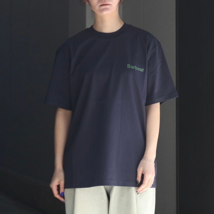 【残り一点】Barbour Crossby Archive Logo OS T-Shirt