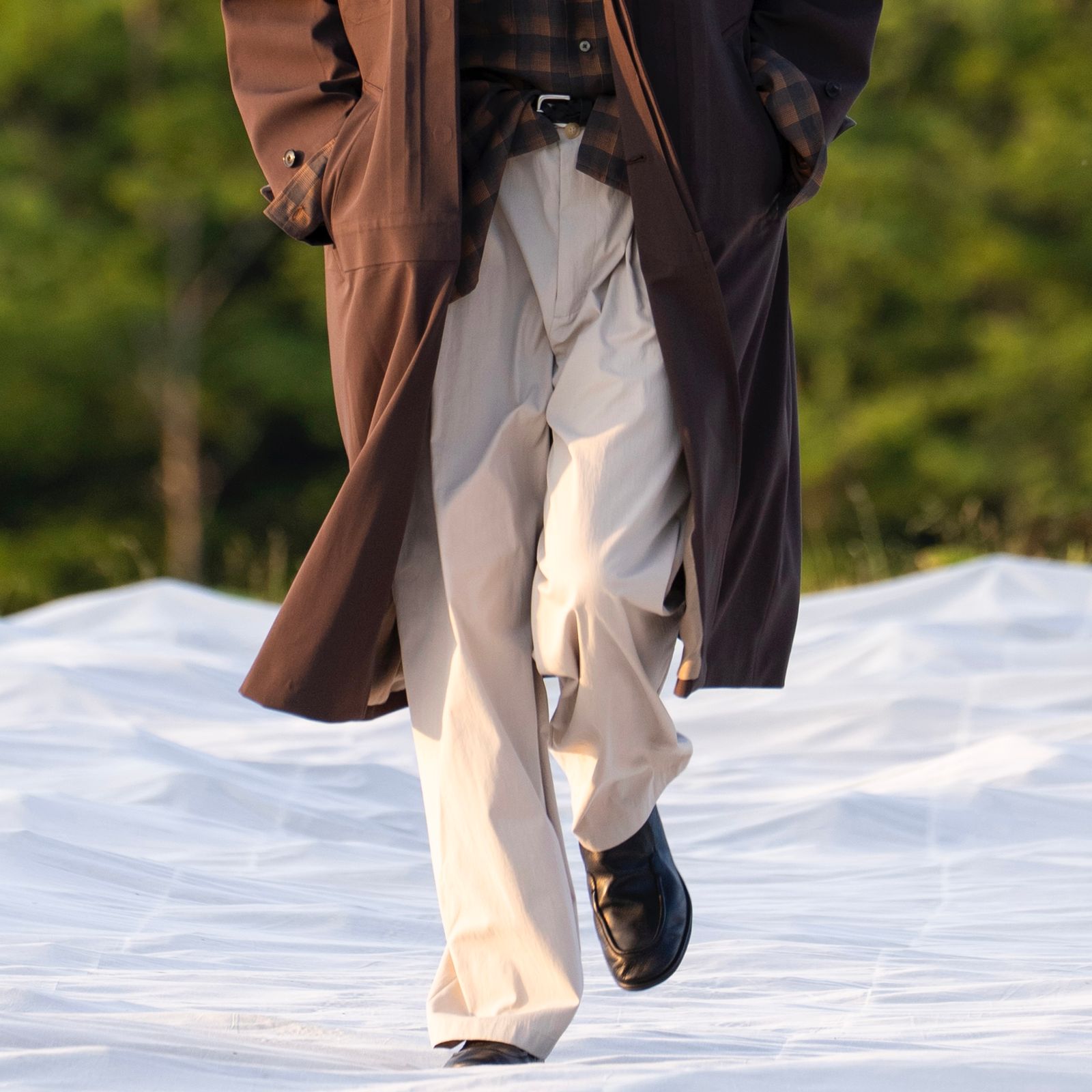 【残り一点】1 Pleated Wide Tapered Trousers