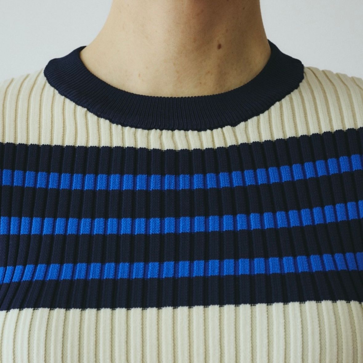 【残り一点】Randam Border Knit Tops