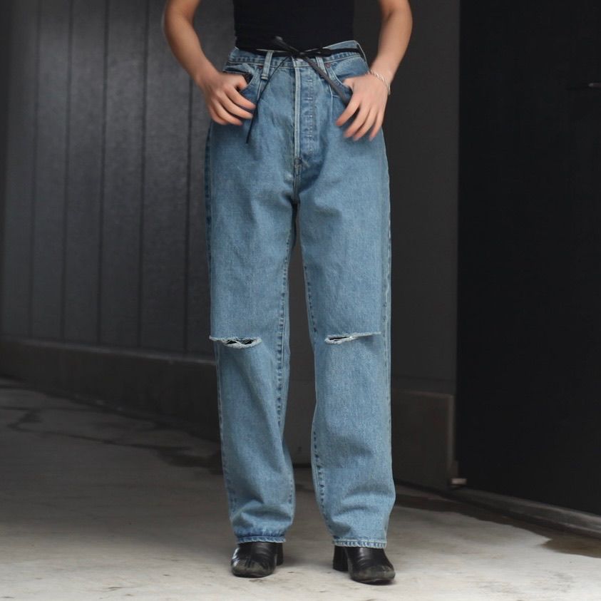 stein - 【残り一点】Vintage Reproduction Damage Denim Jeans 