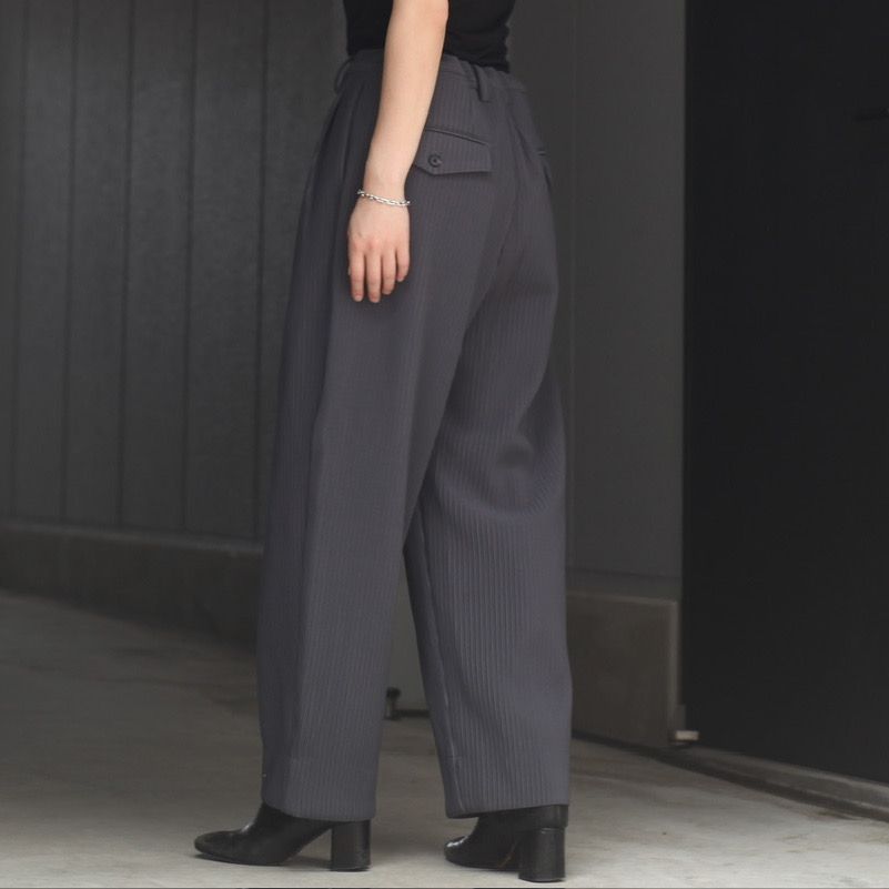 stein - 【残りわずか】Gradation Pleats Two Tuck Trousers | ACRMTSM