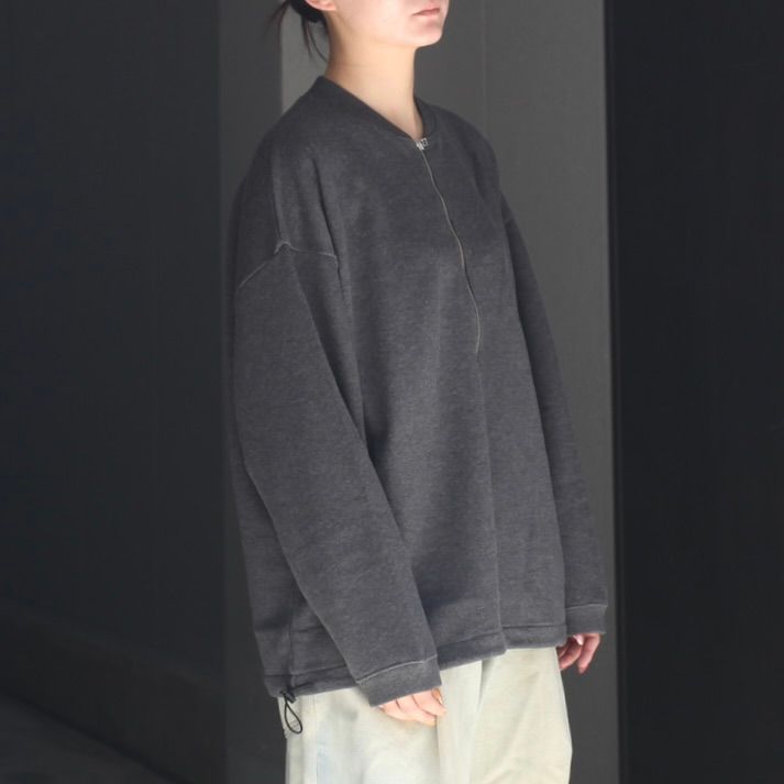 【残り一点】ハーフZipスウェットPO