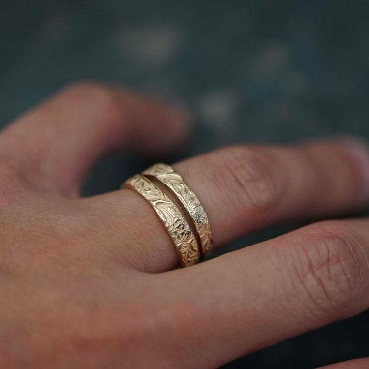 【お取り寄せ注文可能】Arabesque Double Rings(GOLD)