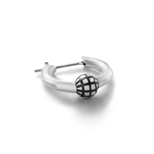 【お取り寄せ注文可能】Grid Ball Hoop Pierce
