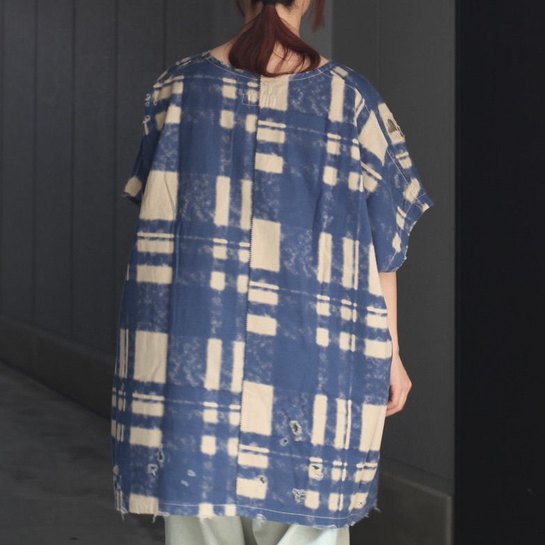 【残り一点】Pocket Nel Tunic With Damaged(SHADOW BUFFALO)