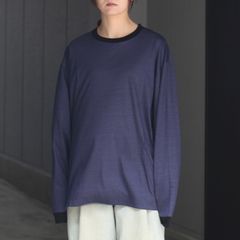 【残り一点】36G Wool Stripe L/S Tee