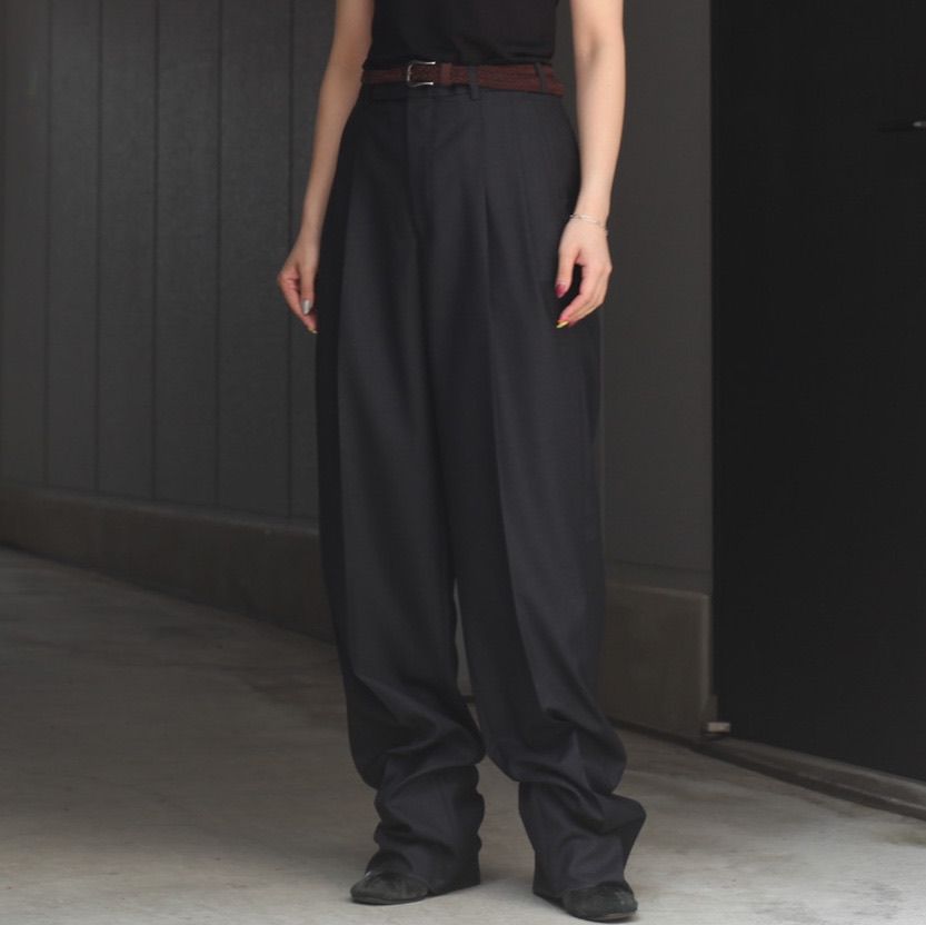 【残り一点】Wool Straight Trousers