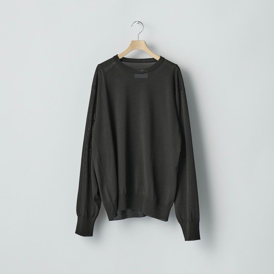 【残りわずか】Wool/Silk Knit Crew Neck LS