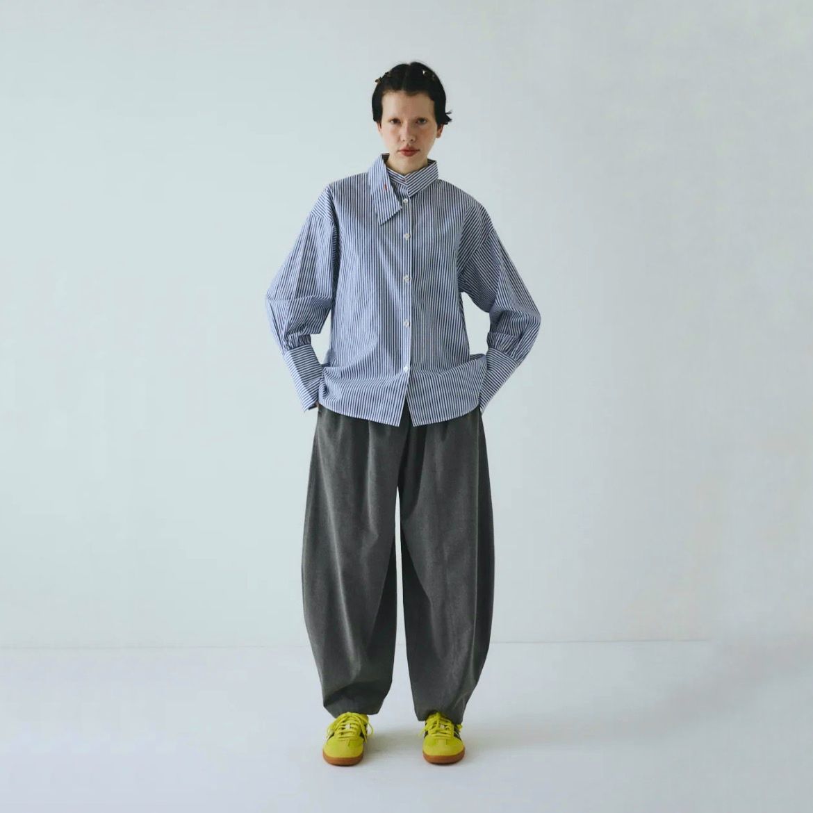 【残り一点】Asymmetry Collar Shirt