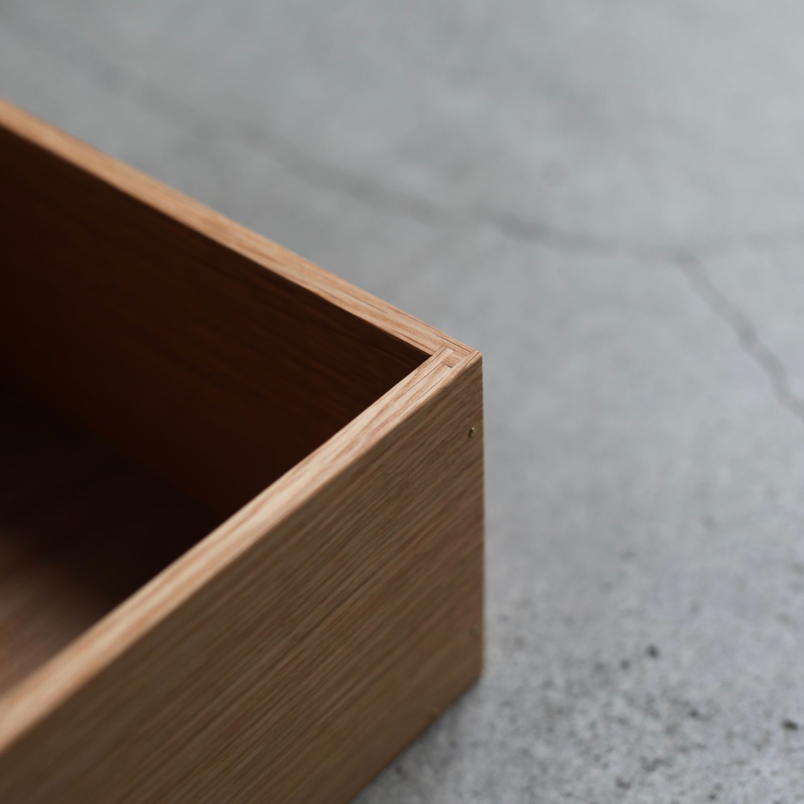 【再販売通知受付可能】スクエアボックス_L(OAK)