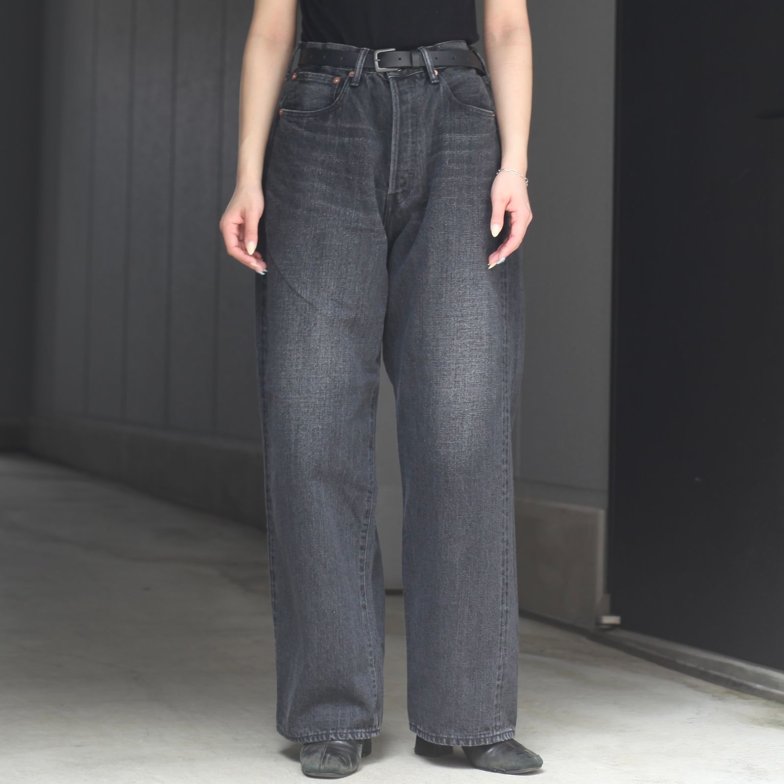 【残り一点】5pocket Straight Pants(USED FADE)