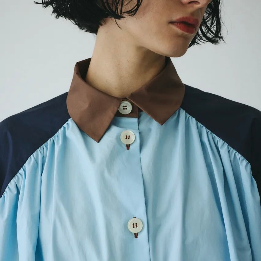 【残り一点】Switching Color Block Dress