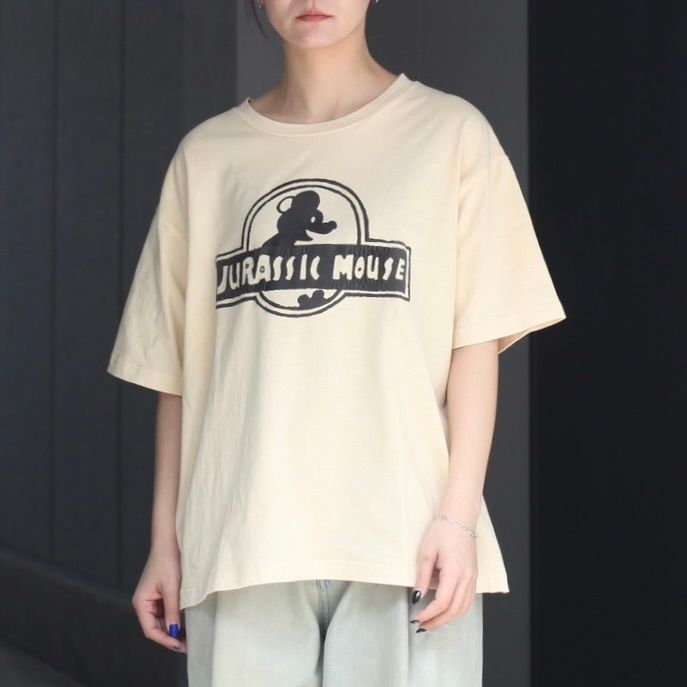 【残り一点】Jurassic Mouse Half Sleeve T-shirt