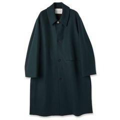 【残り一点】Lamb Wool Melton Layered Long Coat