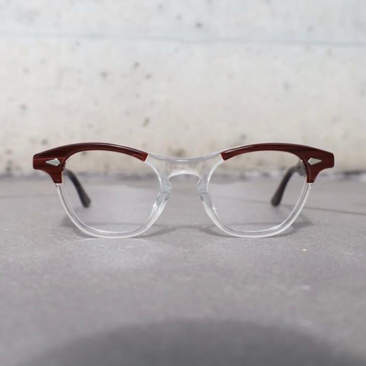ジュリアスタートオプティカル【Leading Liz】Red Wood JULIUS TART OPTICAL - 【お取り寄せ注文可能】Leading Liz