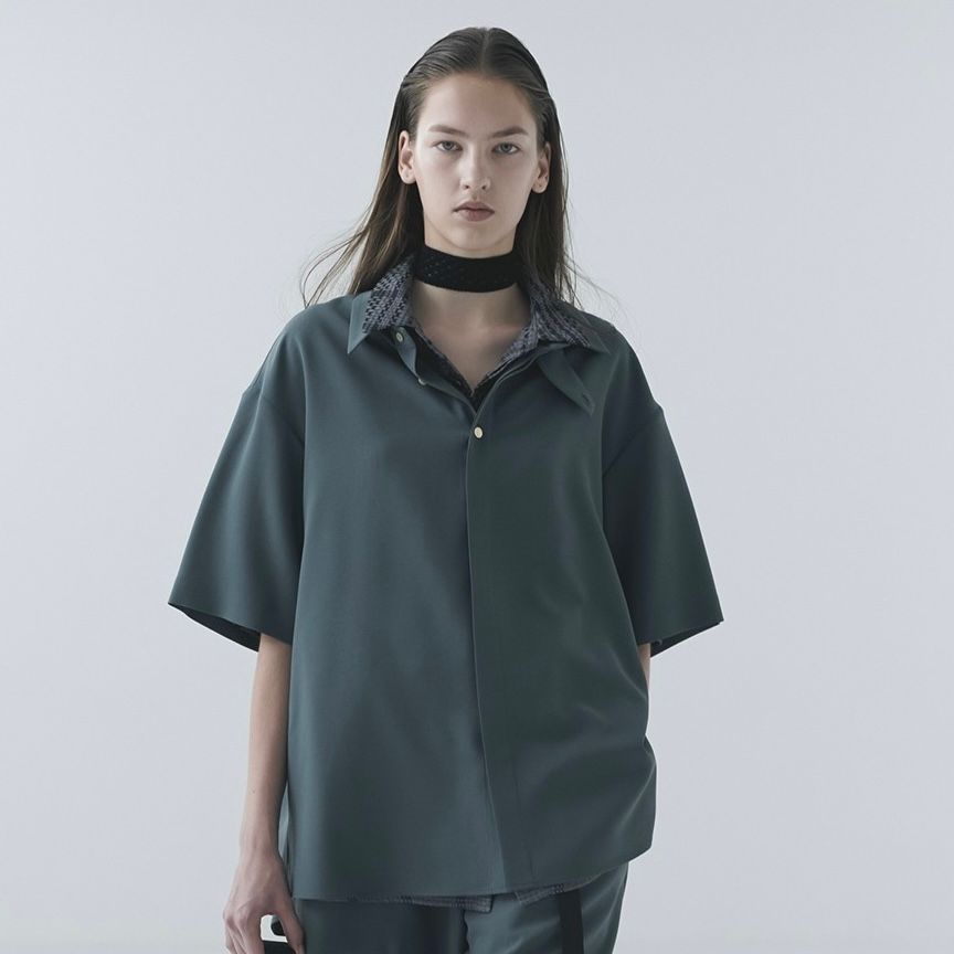 【残り一点】Relax Dry Stretch Chin Tab Short Sleeve Shirt