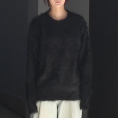 【残り一点】Cashmere Shaggy Knit Crew Neck LS