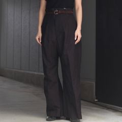 【残り一点】ウールリネンワイドパンツ
