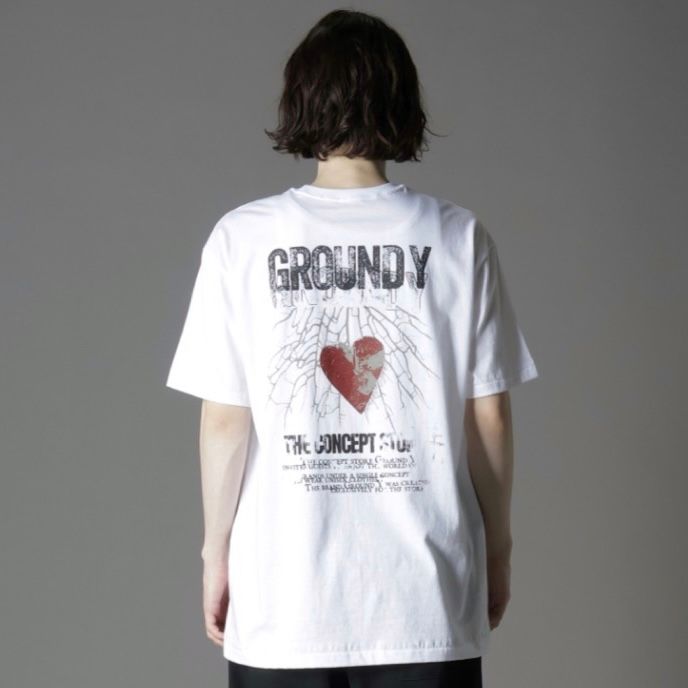 【残り一点】Print Tee(HEART)