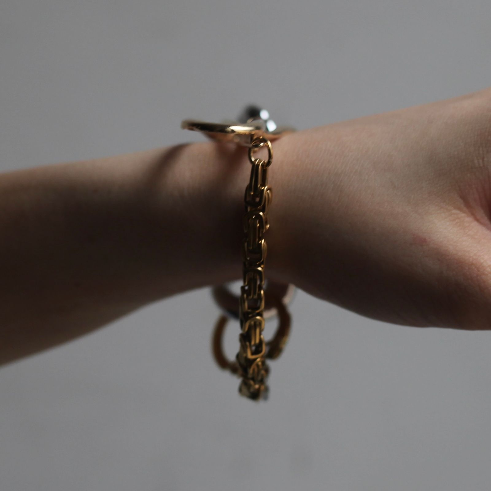 【残り一点】Material Mix Bracelet(HAIRPIN REGULAR)