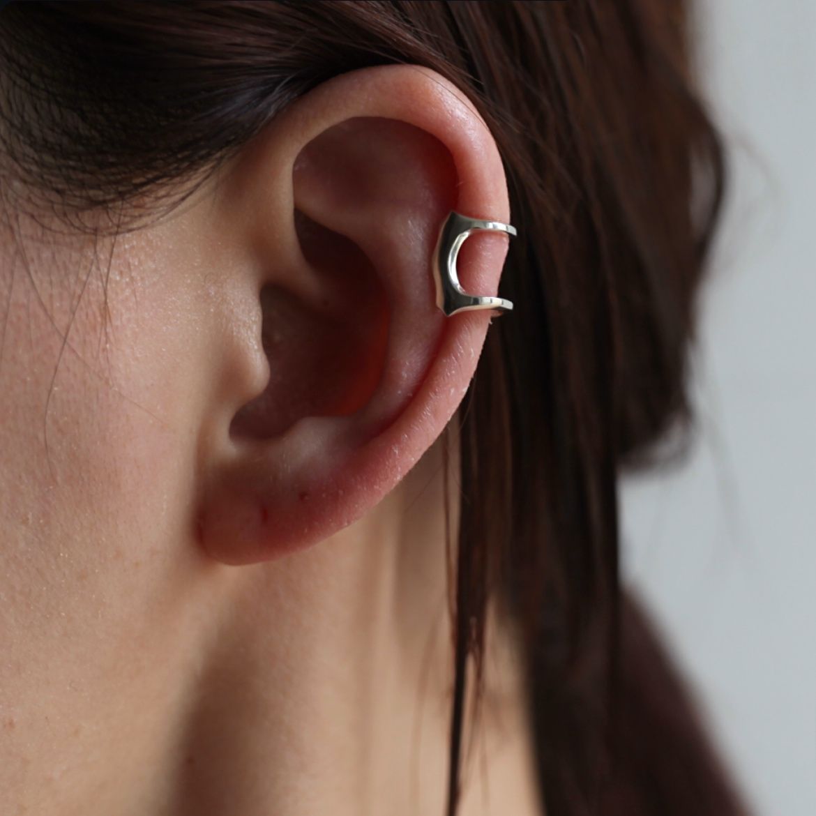 【お取り寄せ注文可能】Minimal Ethnos Ear Cuff(WHITE_片耳用)