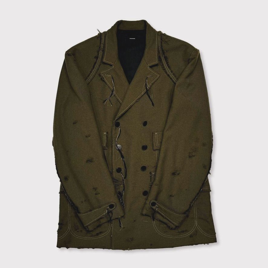 【残り一点】Slash Seam Hunting Tailored Jacket With Damaged(70'S VINTAGE FRENCH ARMY)