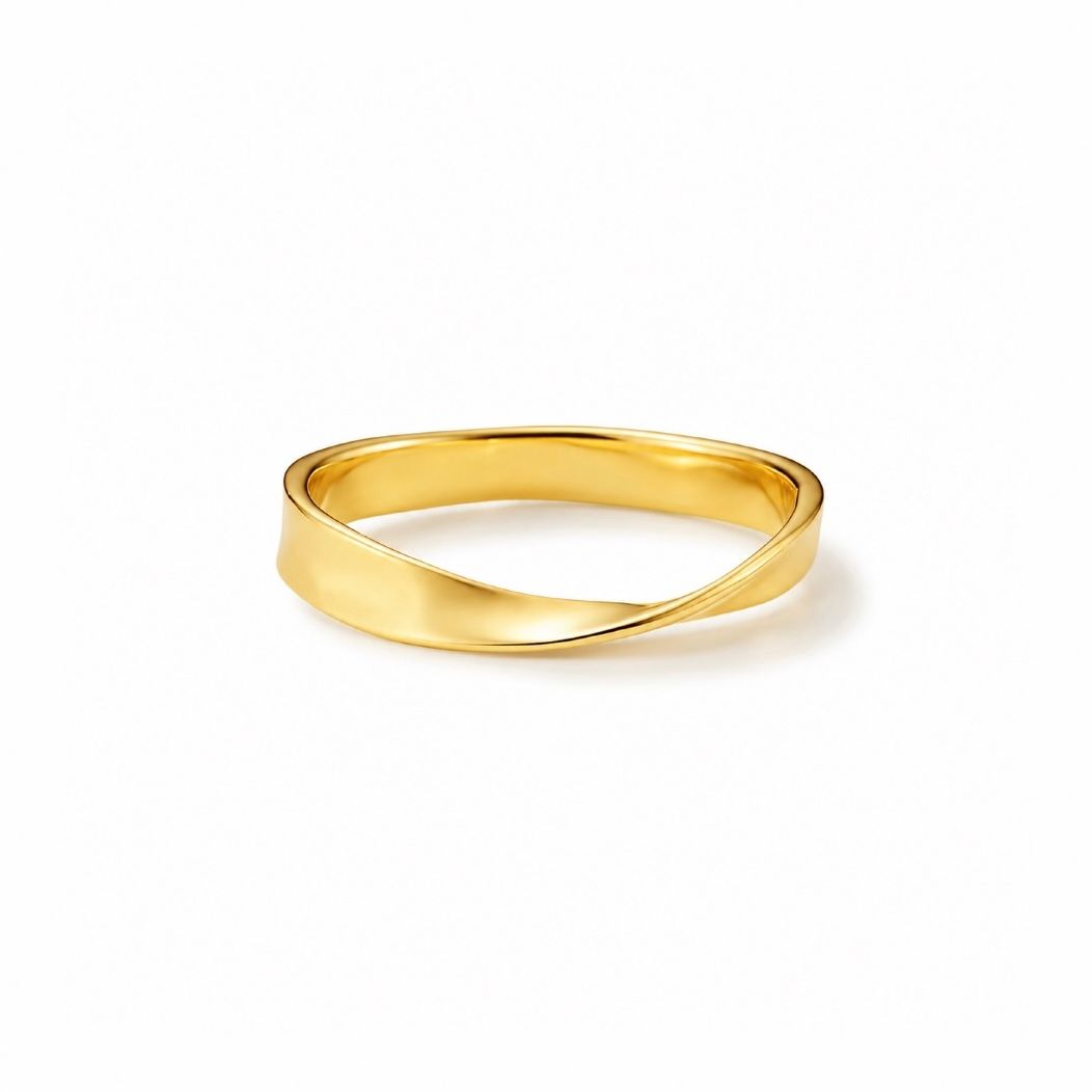 【お取り寄せ注文可能】Loop Ring M(K18 YELLOW GOLD)
