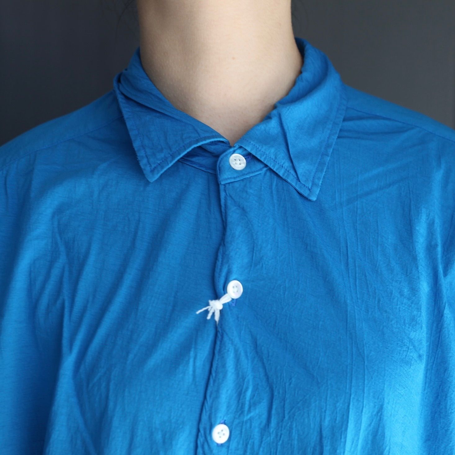 KANEMASA PHIL. - 【残り一点】46G Artisan L/S Shirt | ACRMTSM KANEMASA PHIL. - 【残り一点】46G Artisan L/S Shirt | ACRMTSM