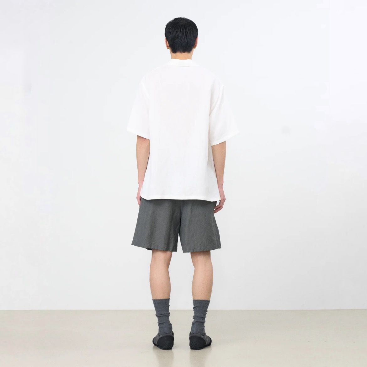 【残り一点】Wool Linen 3Pleated Shorts