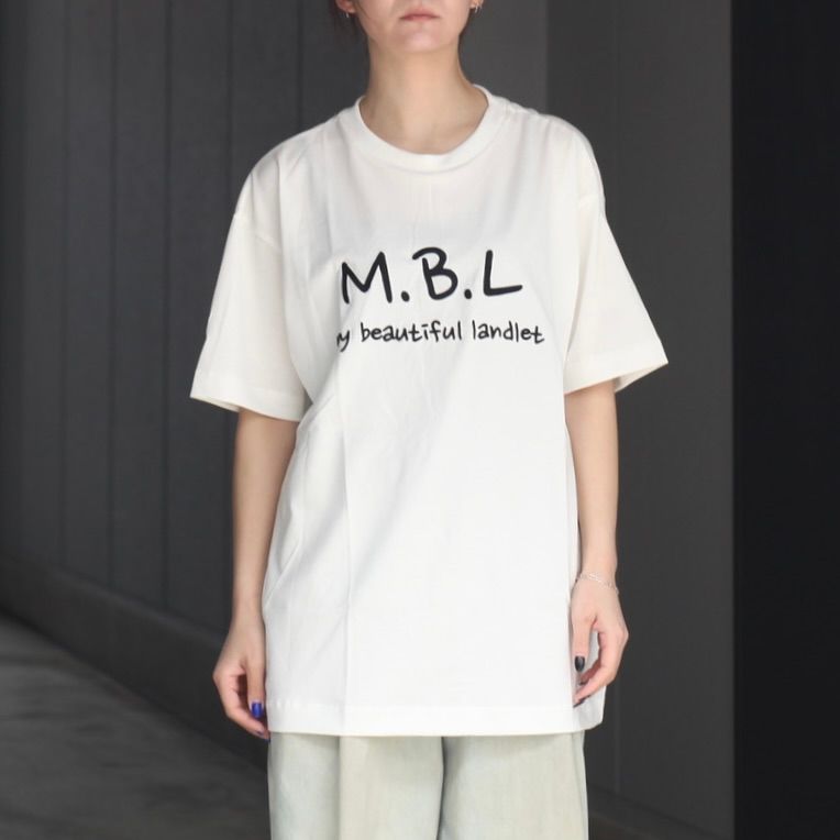 【残り一点】MBLロゴ刺繍Tee