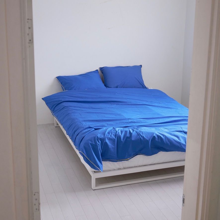 【残り一点】Frame Bedding Set Q(BLUE×YELLOW)