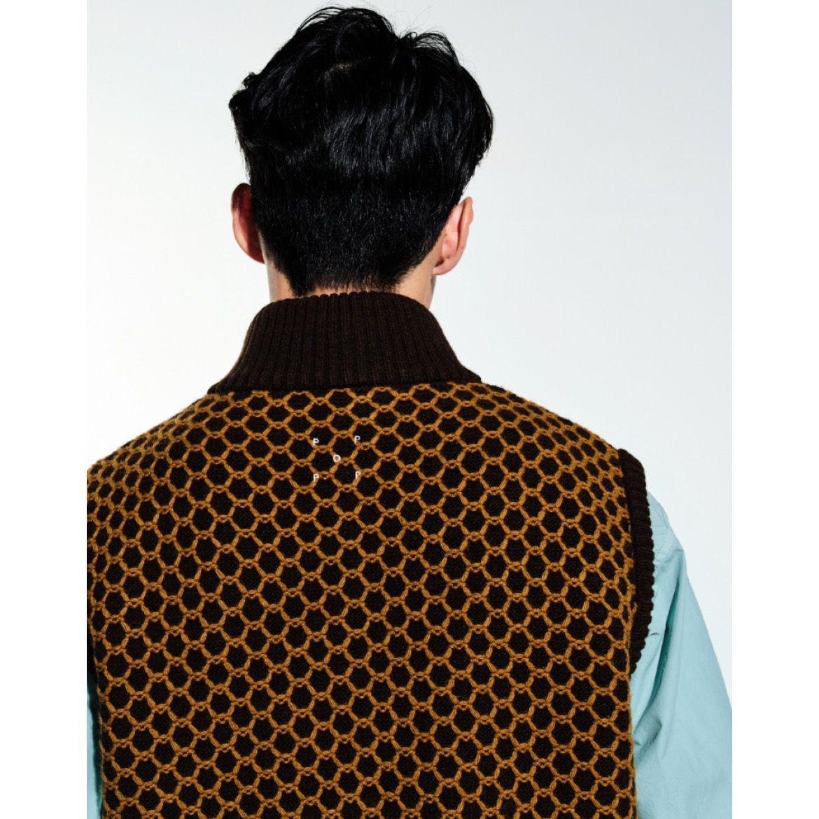 【残り一点】Knitted Full Zip Vest