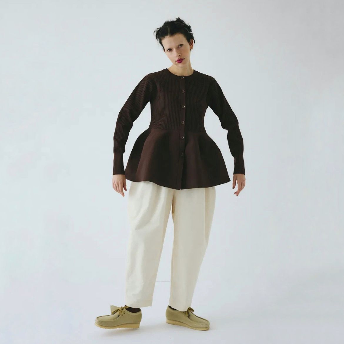 【残り一点】3way Flare Knit Tops