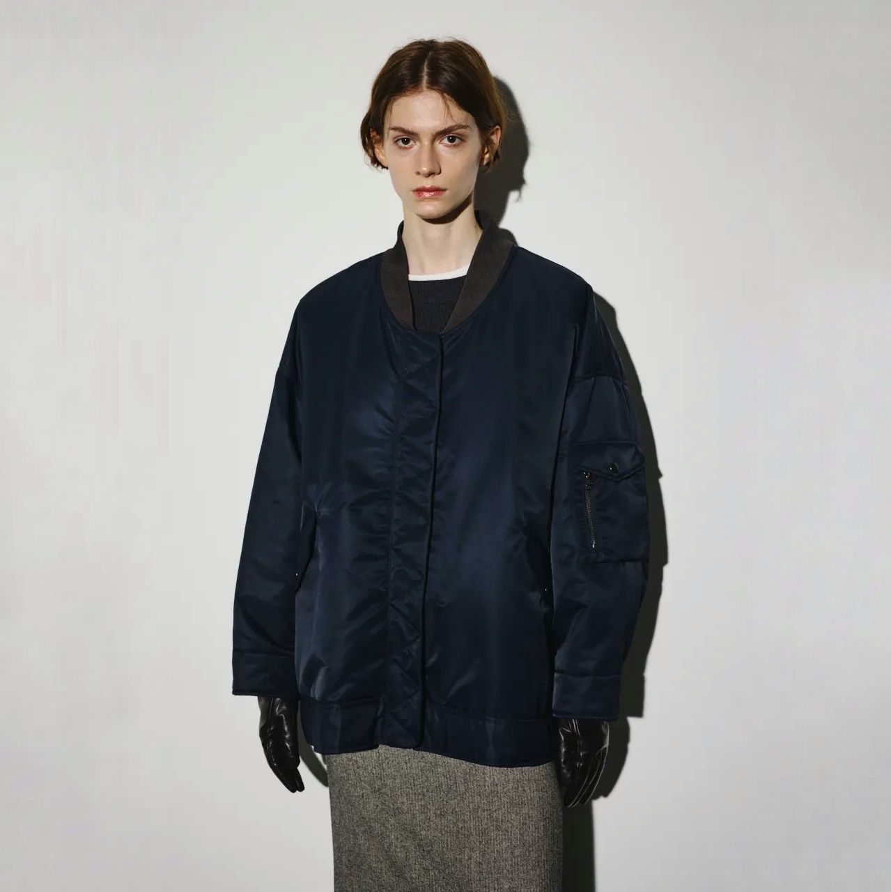 RIM ARK MA-1 vest ブラック リムアーク RIM.ARK MA－1 vest （L/KHA） - ファッション通販