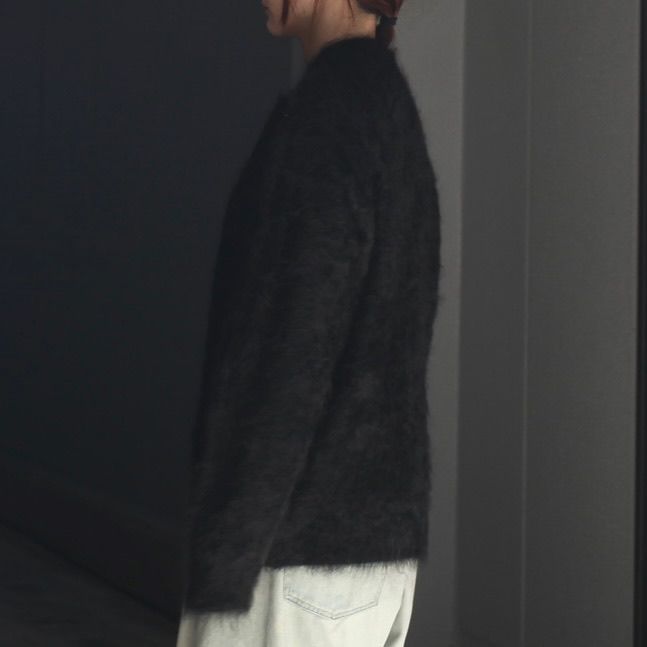【残り一点】Cashmere Shaggy Knit V Neck Cardigan