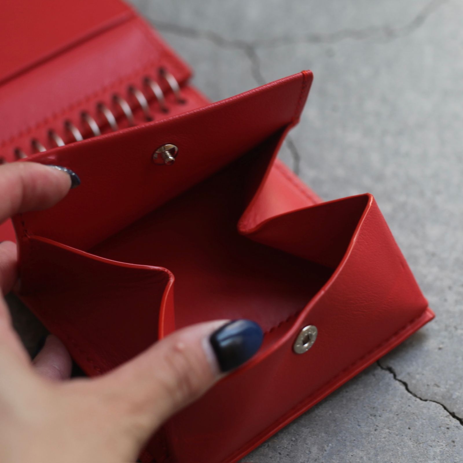【残り一点】Coil Spring Wallet(MEMO_LAMB)