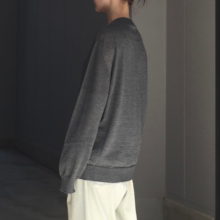【残り一点】Wholegarment Wool Sheer P/O
