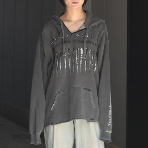 【残りわずか】Bootleg Hoodie With Repaired(SHINE)