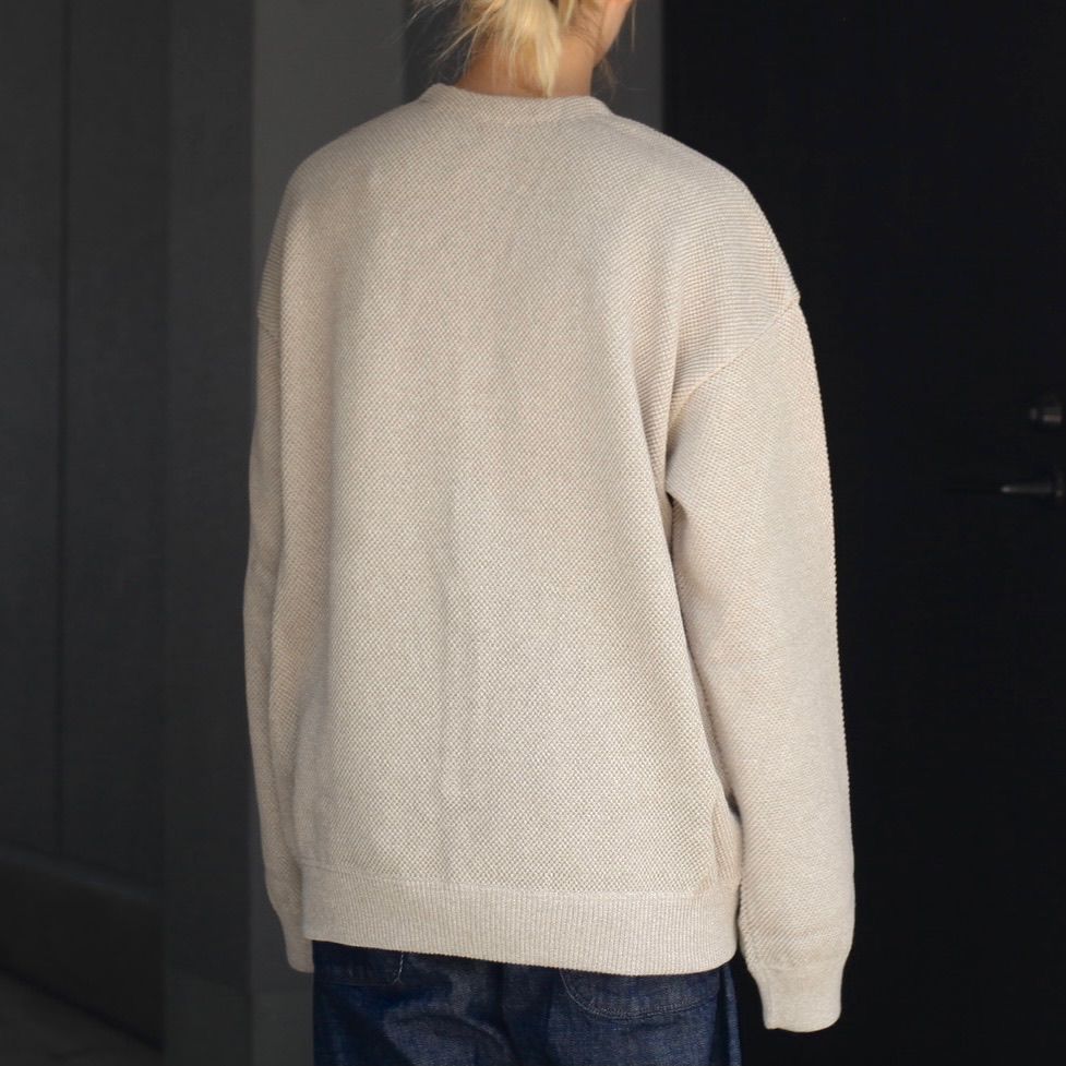 crepuscule - 【残りわずか】Moss Stitch V/N Cardigan