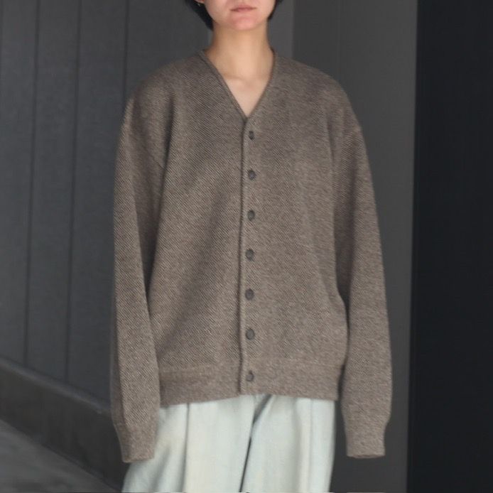 crepuscule - 【残りわずか】Moss Stitch V/N Cardigan | ACRMTSM