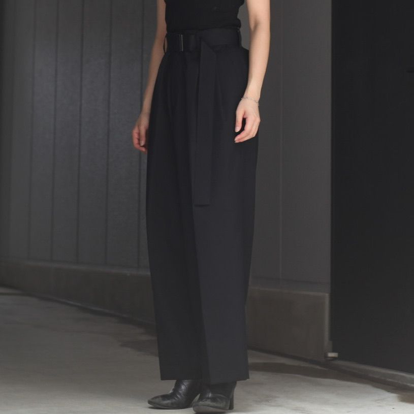 stein - 【残り一点】Belted Wide Straight Trousers | ACRMTSM ONLINE 