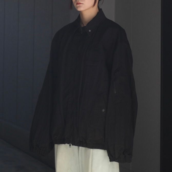 【残りわずか】Bio Washed Nylon Oversized Fight Jacket