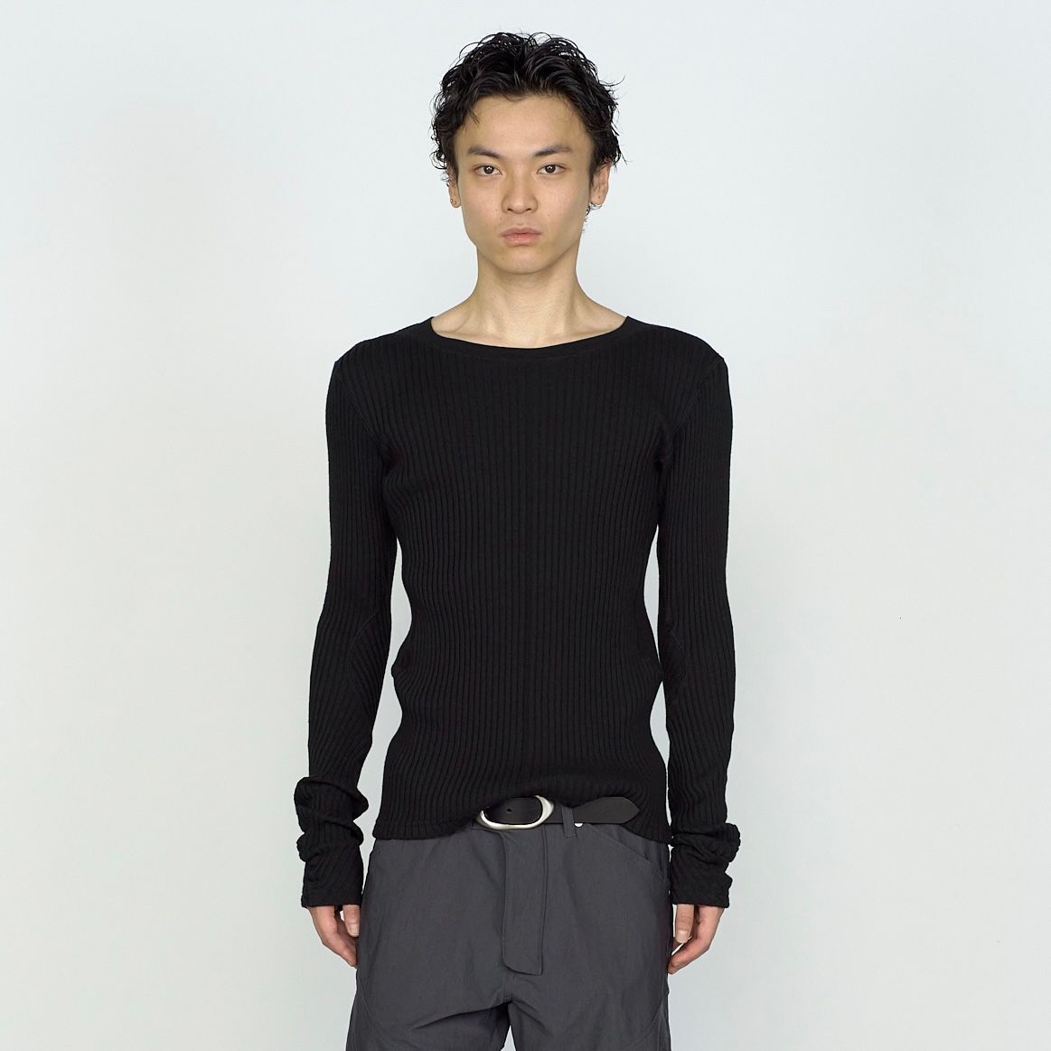 【残り一点】Ribbed Long Sleeve T-shirt