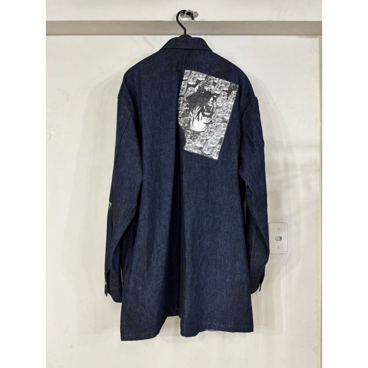 【残り一点】Paper Bonding Rubber Coating Denim Shirt