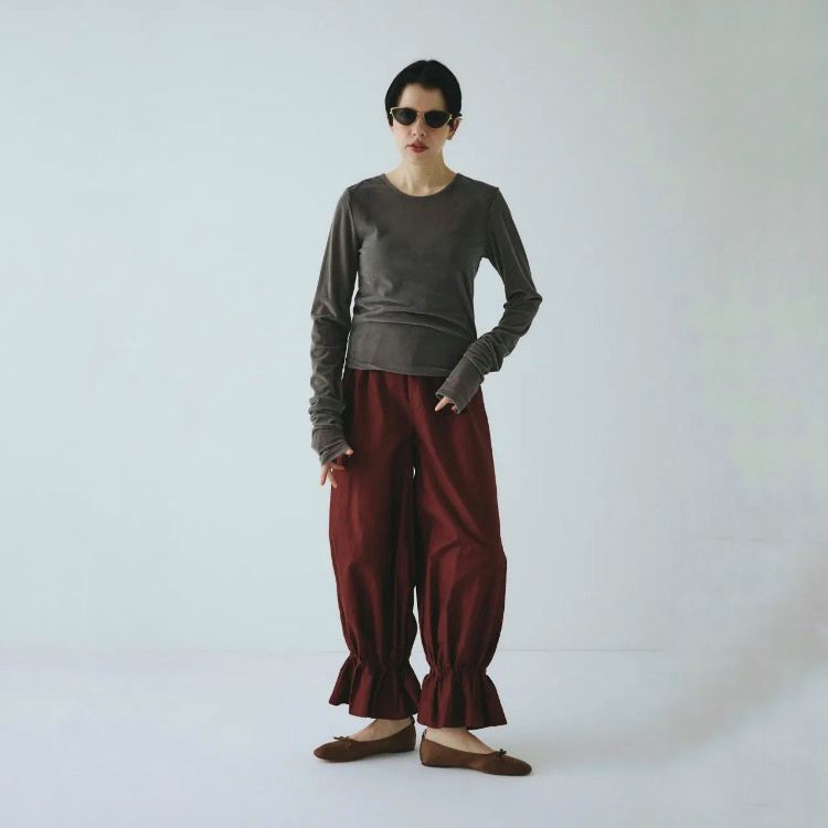 【残り一点】Frill Hem Balloon Pants